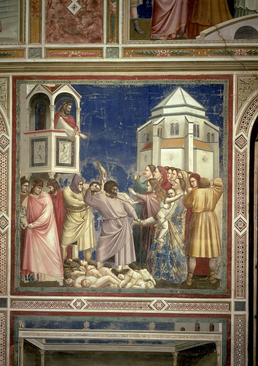 Das Massaker der Unschuldigen, ca. 1305 von Giotto di Bondone