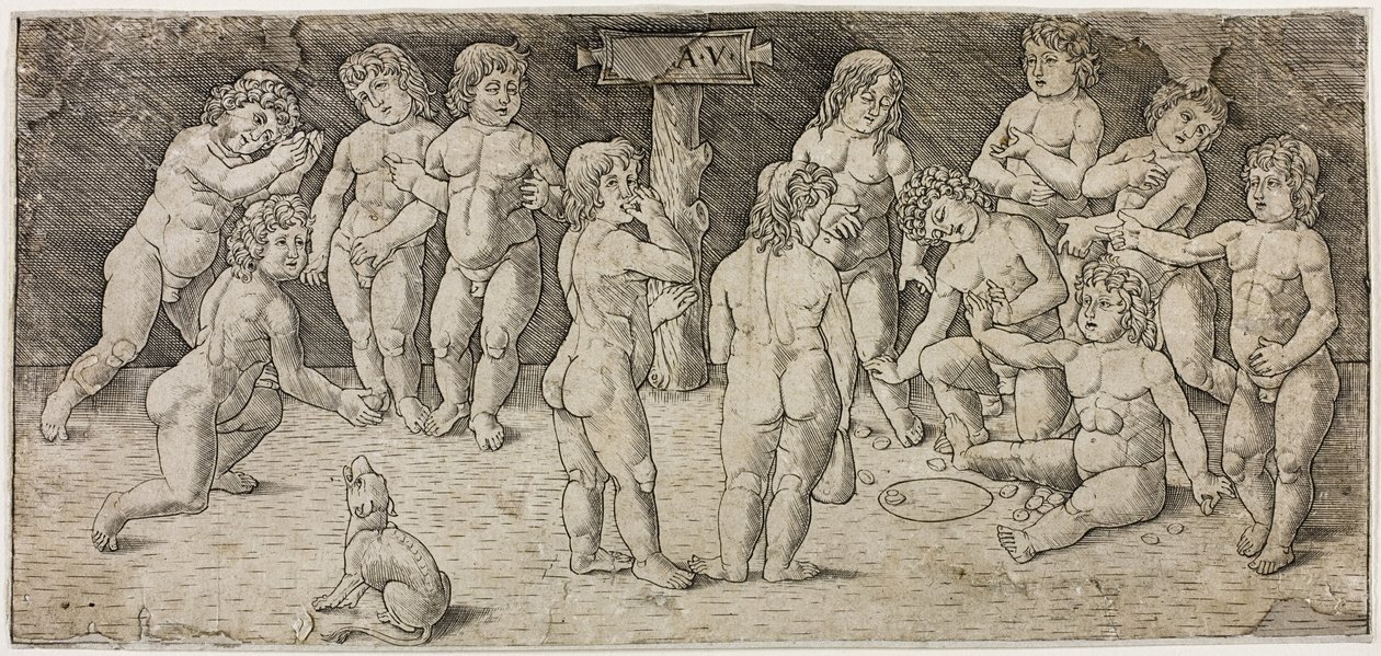 Zwölf spielende Cupidos von Giovan Pietro Birago