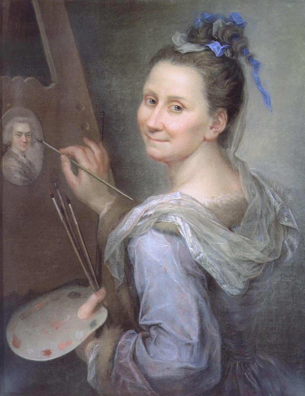 Selbstporträt, ca. 1720 von Giovanna Fratellini