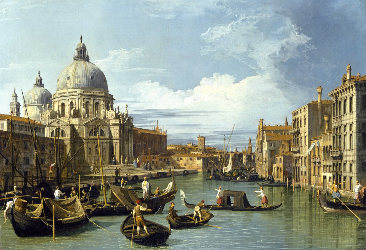 Der Eingang zum Canal Grande, Venedig von Giovanni Antonio Canal