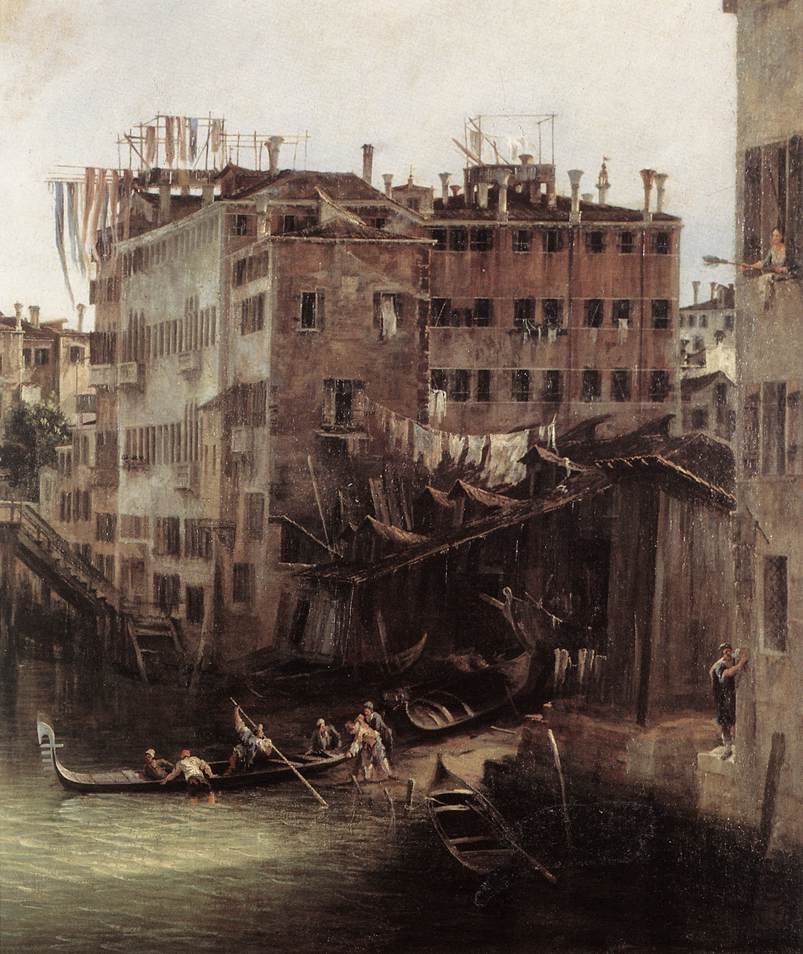 Der Rio dei Mendicanti von Giovanni Antonio Canal