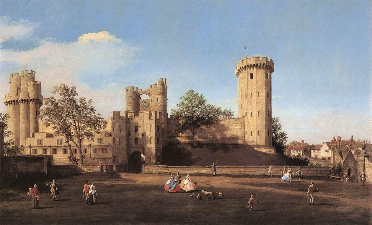 Warwick Castle von Giovanni Antonio Canal