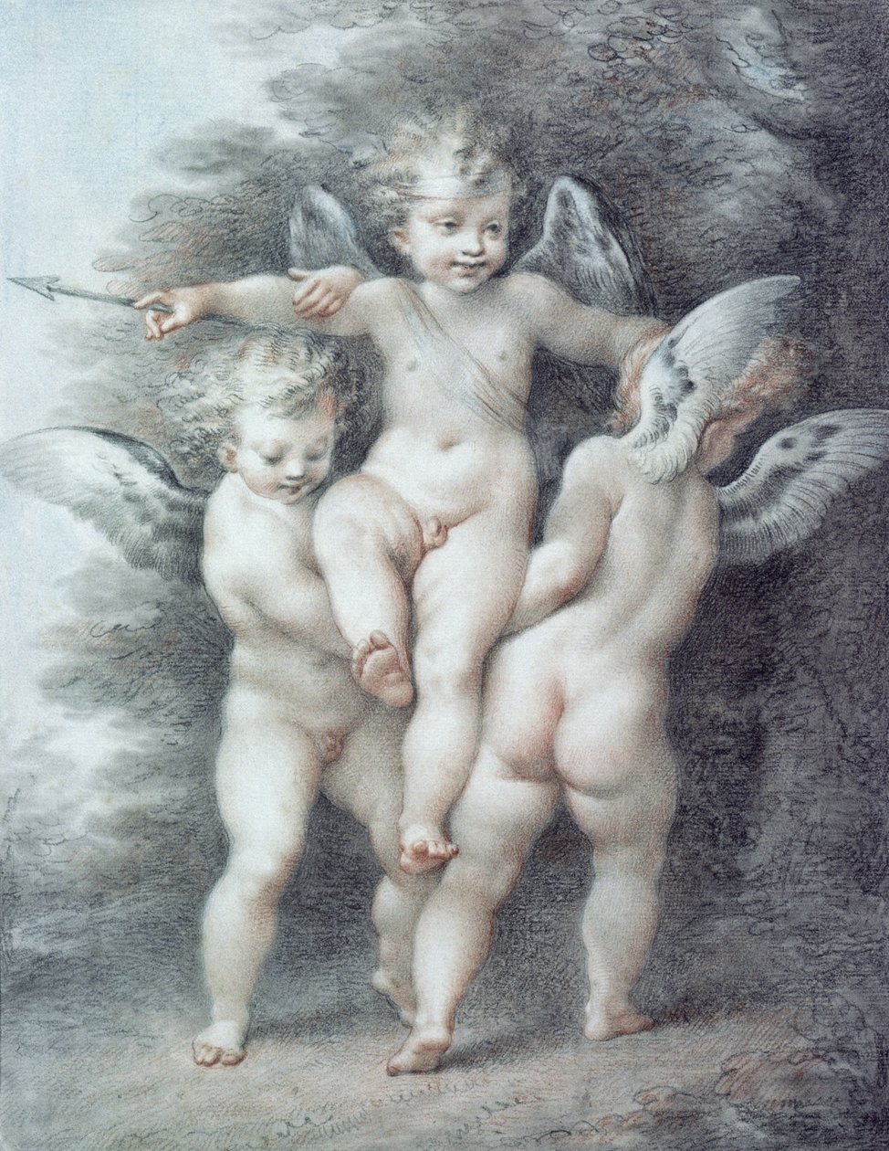Drei Cupidos von Giovanni Battista Cipriani