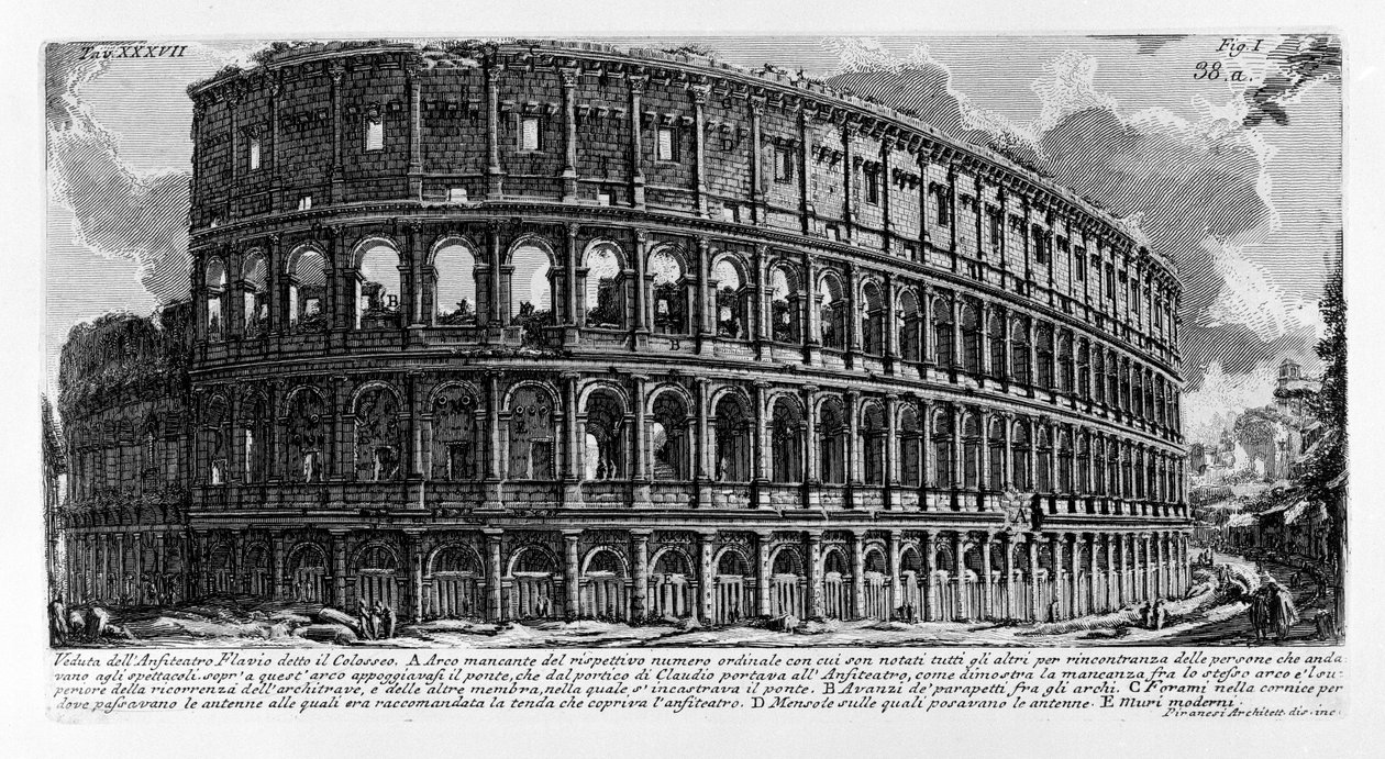 Kolosseum von Giovanni Battista Piranesi