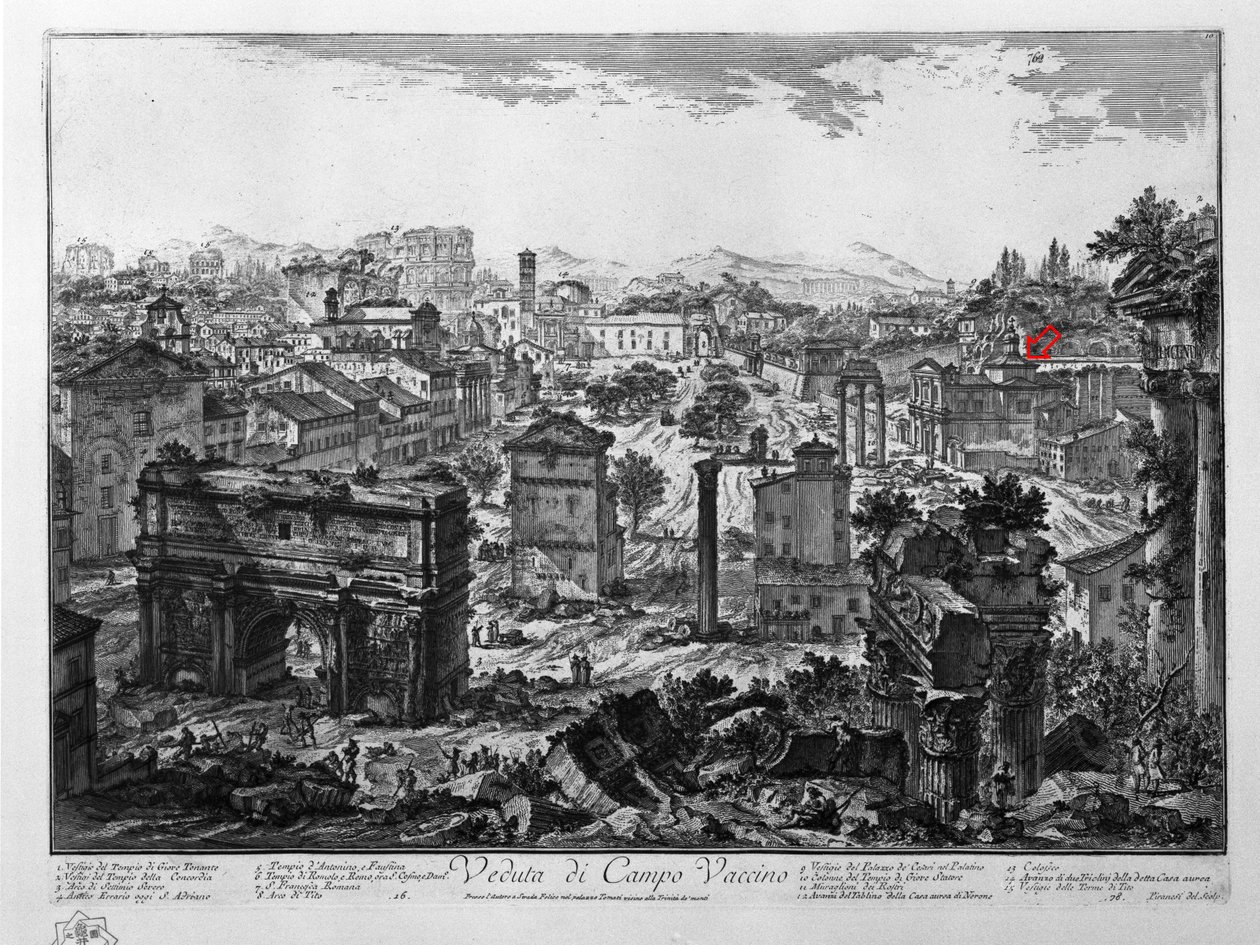 Ansicht von Campo Vaccino von Giovanni Battista Piranesi