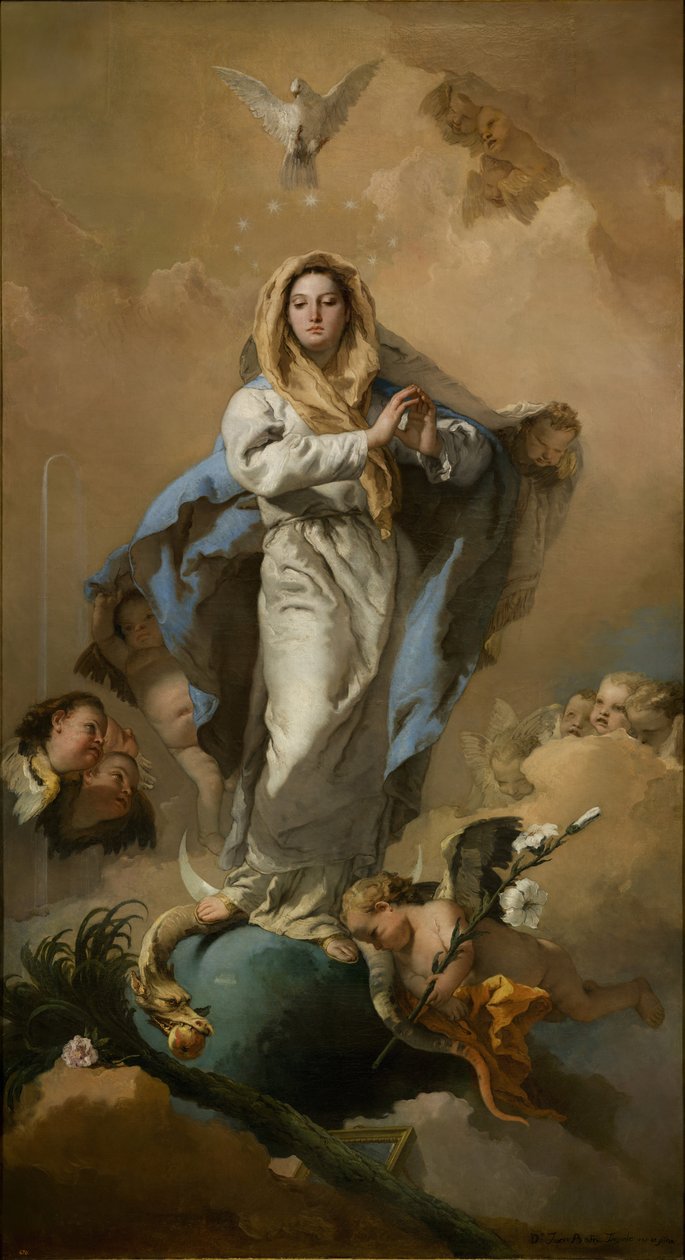 Die unbefleckte Empfängnis von Giovanni Battista Tiepolo