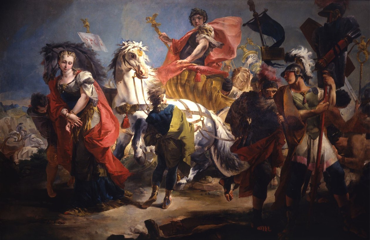 Triumph des Aurelian von Giovanni Battista Tiepolo