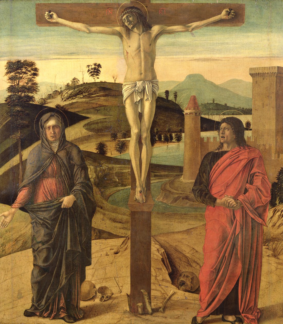 Kalvarienberg, ca. 1465-70 von Giovanni Bellini