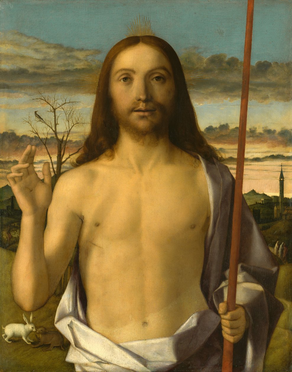 Christus segnet von Giovanni Bellini