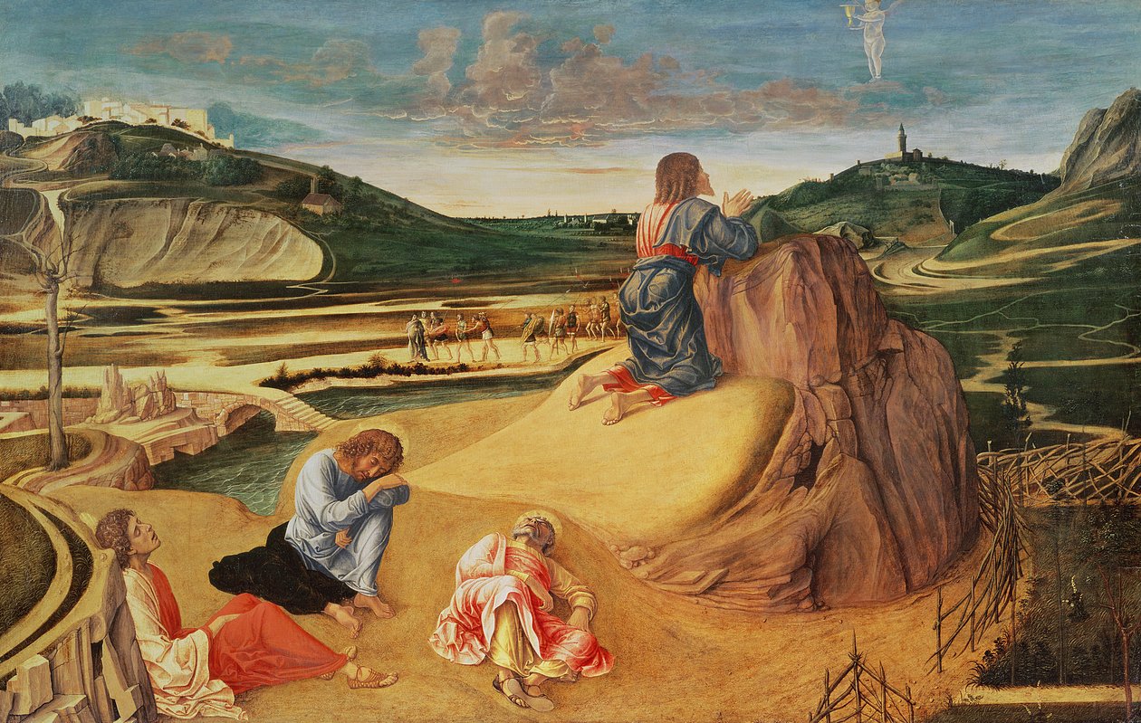 Die Agonie im Garten, ca. 1465 von Giovanni Bellini