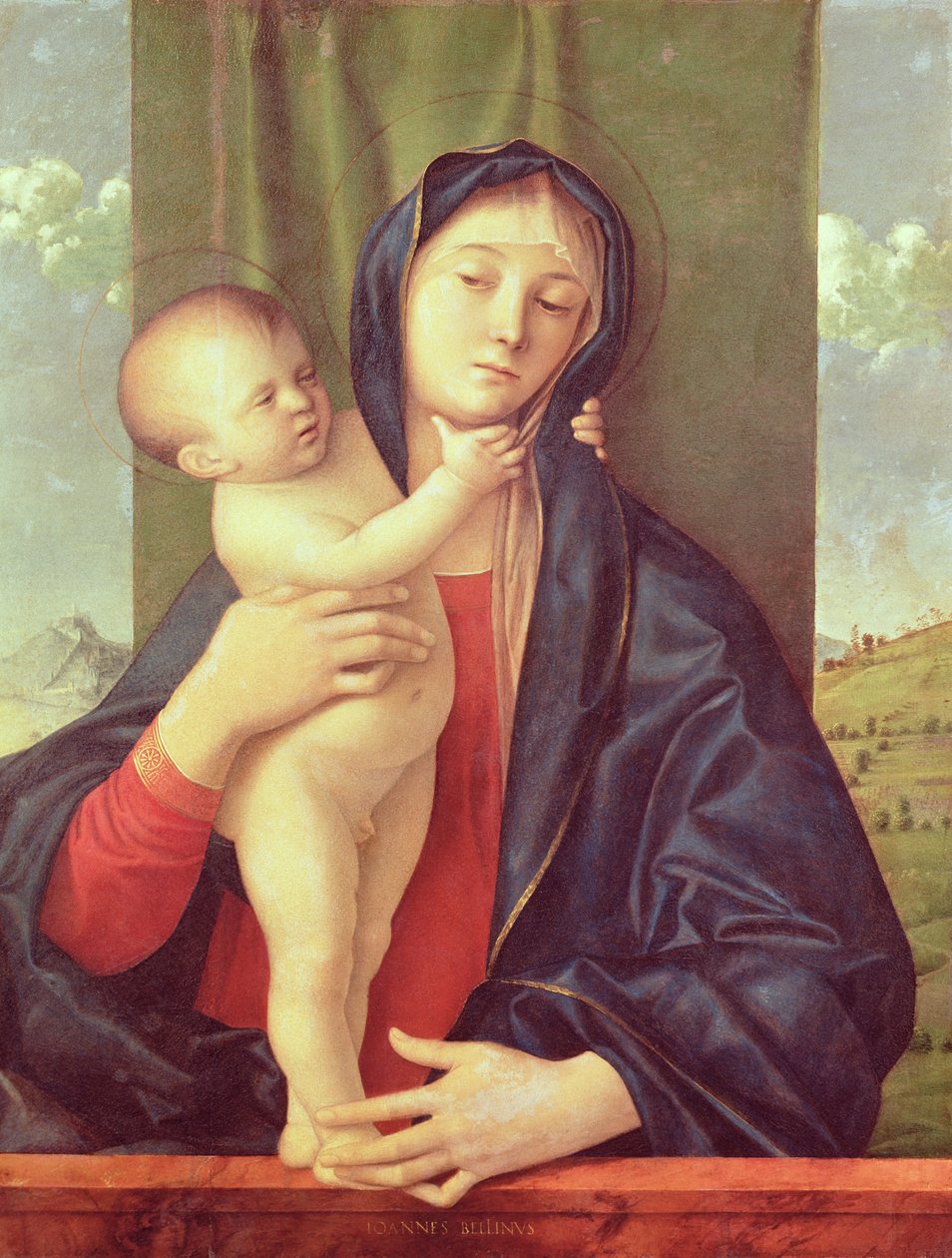 Jungfrau und Kind, um 1487 von Giovanni Bellini