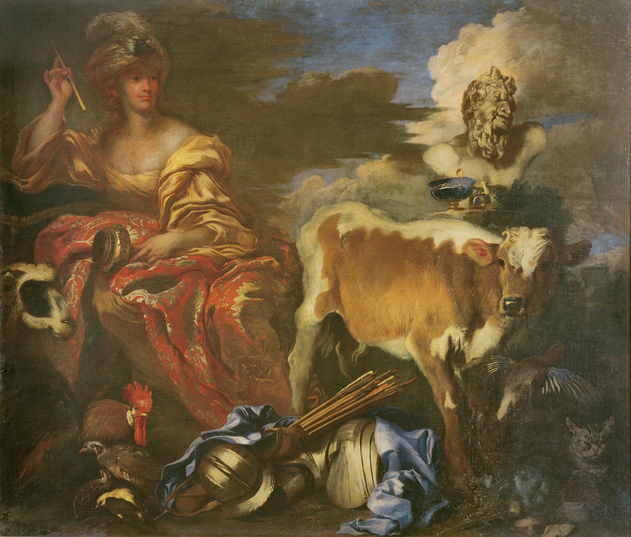 Circe, ca. 1653 von Giovanni Benedetto Castiglione
