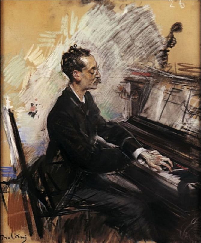 Der Pianist A. Rey Colacon von Giovanni Boldini
