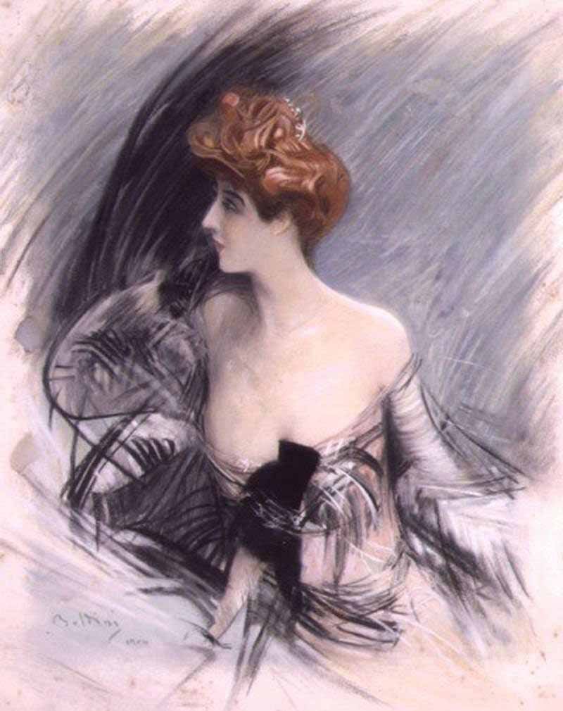 Porträt von Sarah Bernhardt von Giovanni Boldini