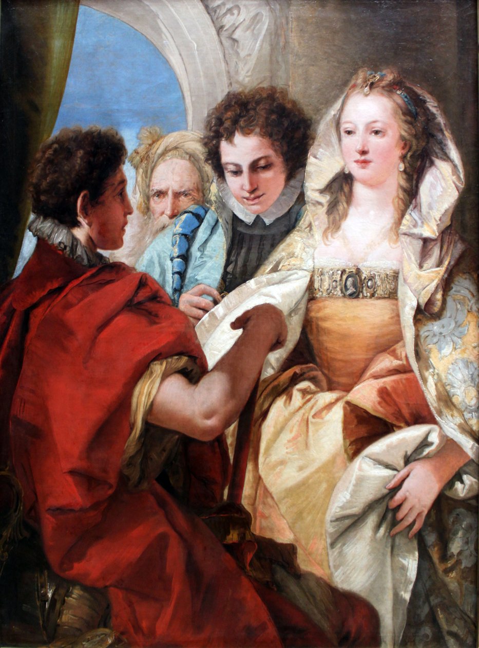 Die Enthaltsamkeit des Scipio von Giovanni Domenico Tiepolo