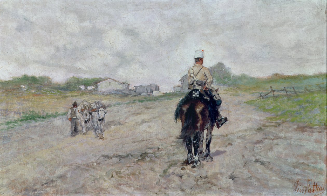 Der Leichte Kavallerist von Giovanni Fattori