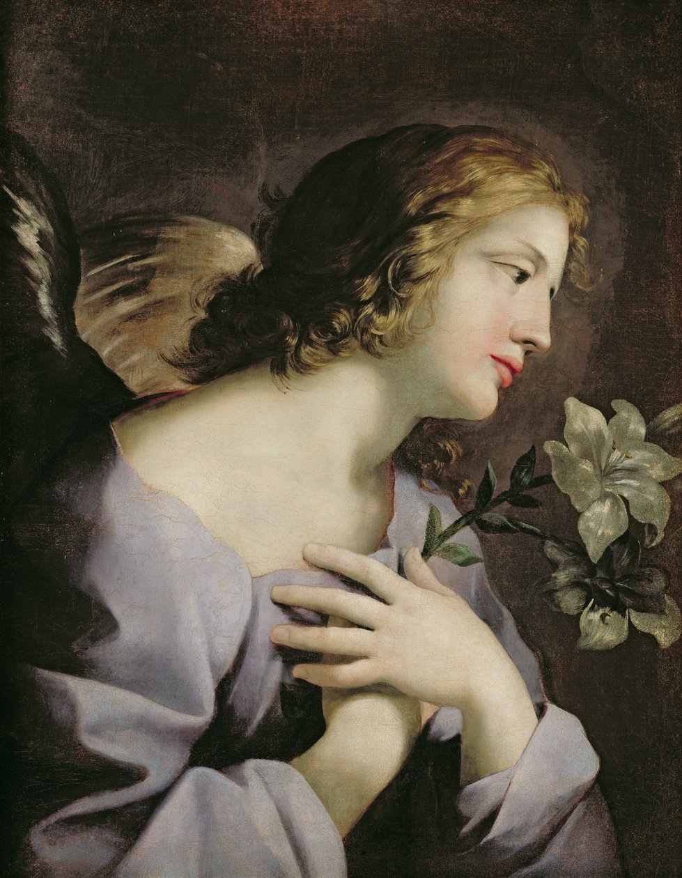 Der Engel der Verkündigung, um 1650 von Giovanni Francesco Romanelli