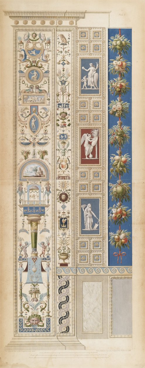 Tafel I aus Loggie di Rafaele nel Vaticano von Giovanni Ottaviani
