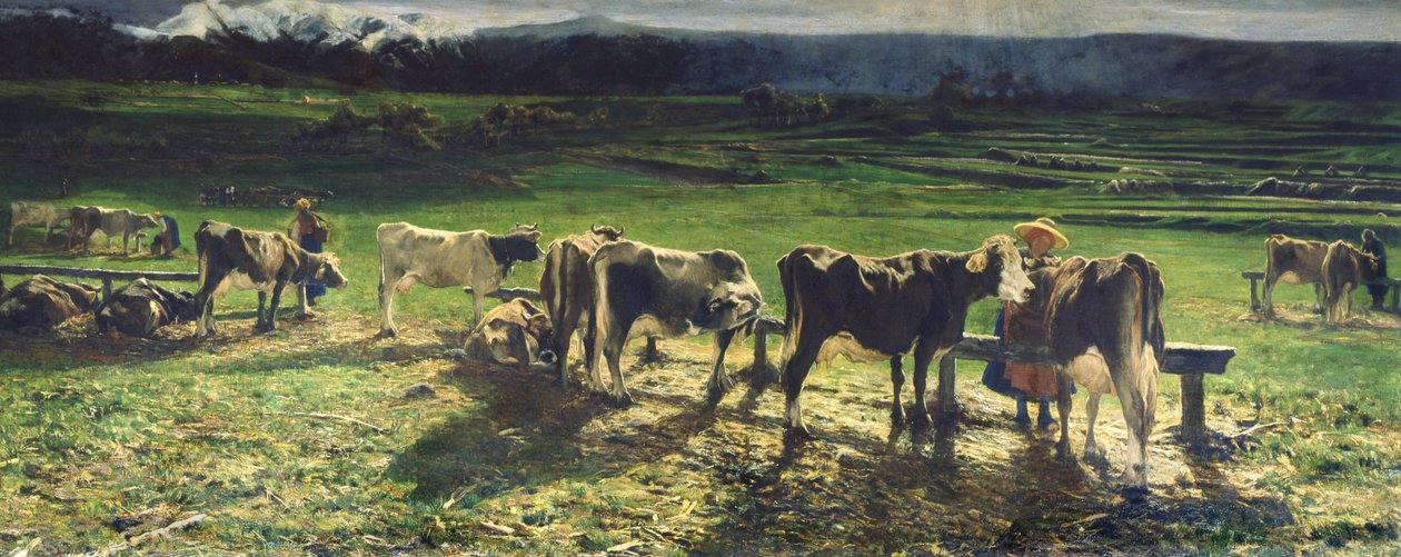 Weiden, 1886 von Giovanni Segantini