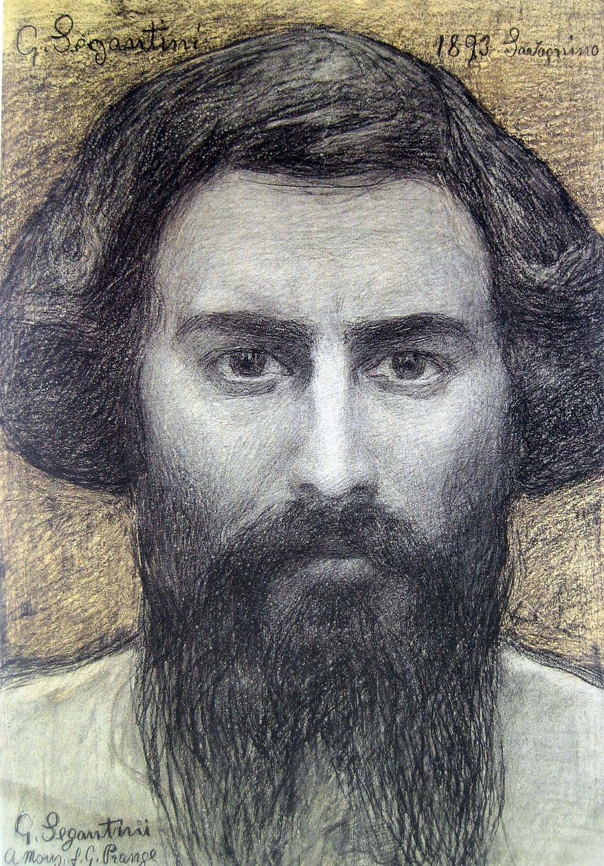 Selbstbildnis von Giovanni Segantini