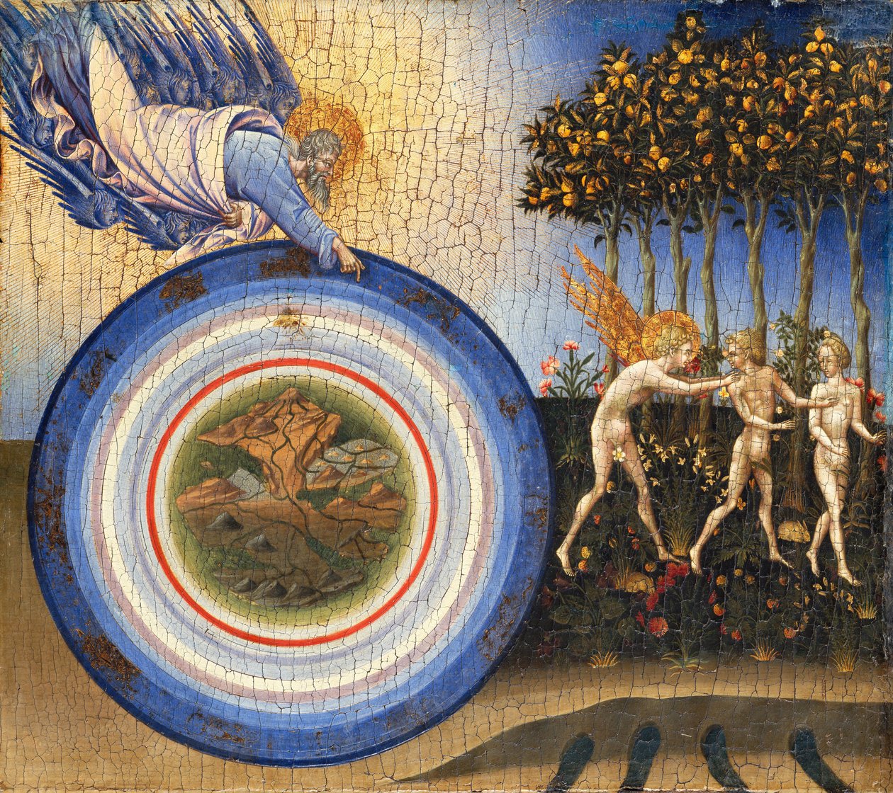 Vertreibung aus dem Paradies von Giovanni di Paolo