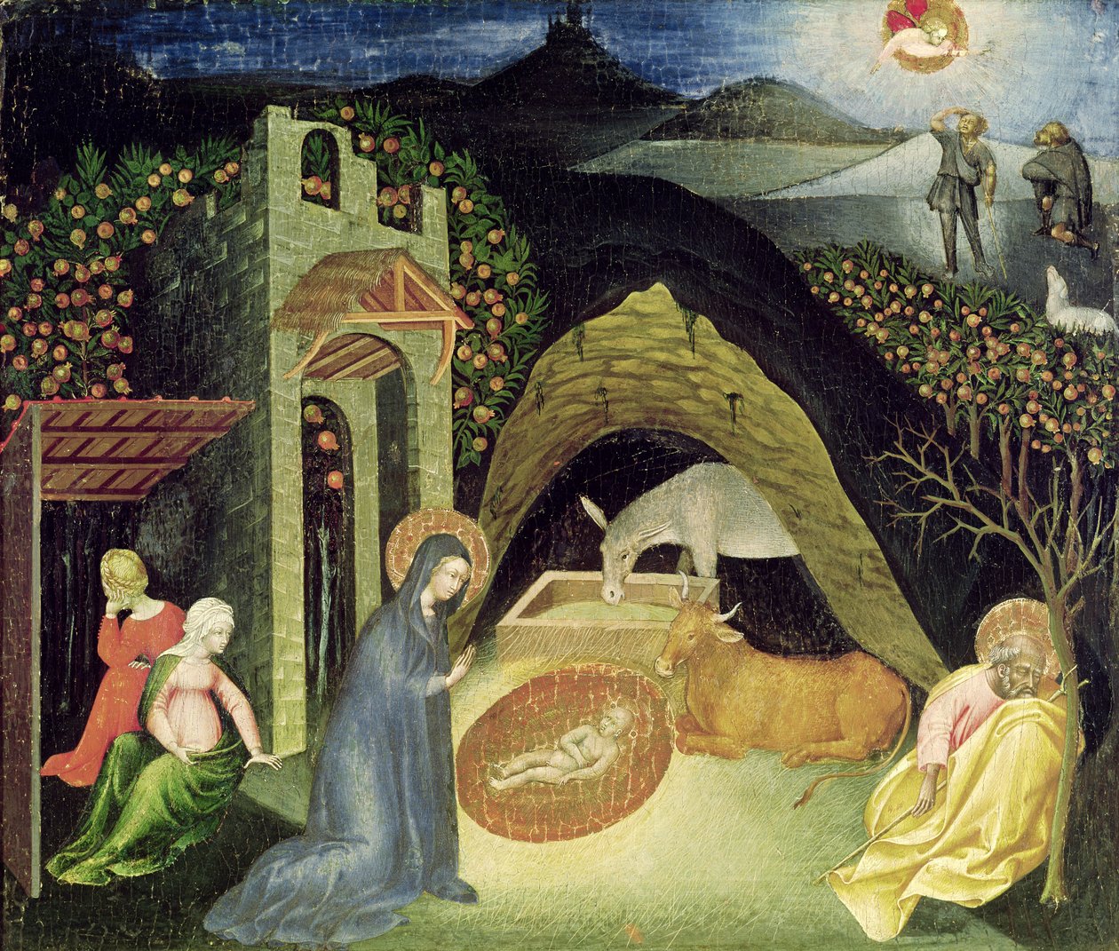 Die Geburt Christi von Giovanni di Paolo