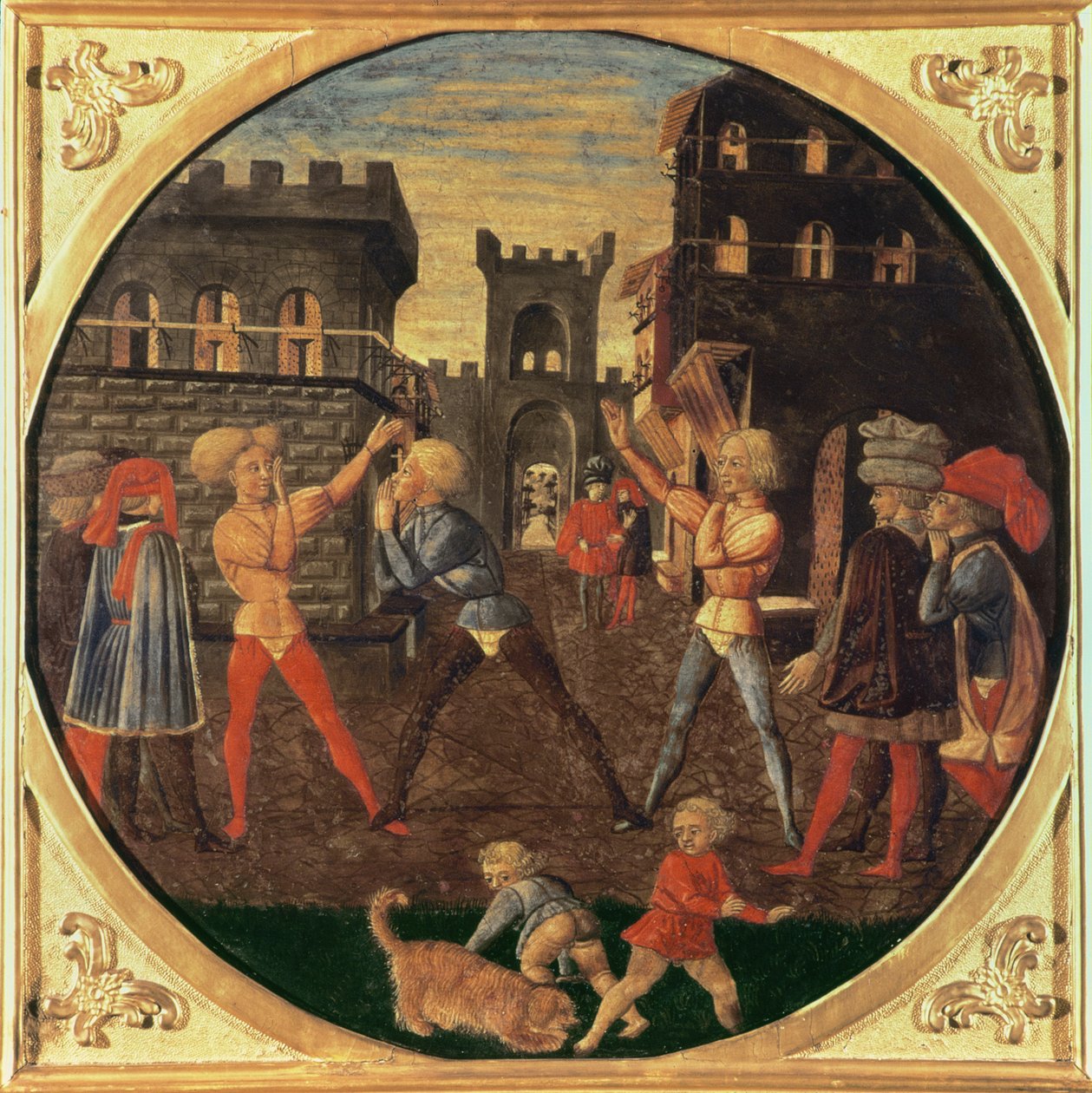 Das Spiel Civettino von Giovanni di Ser Giovanni
