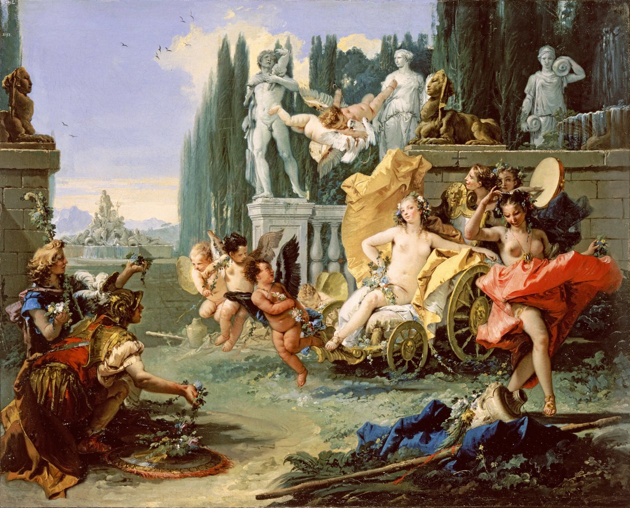 Das Reich der Flora von Giovanni Battista Tiepolo