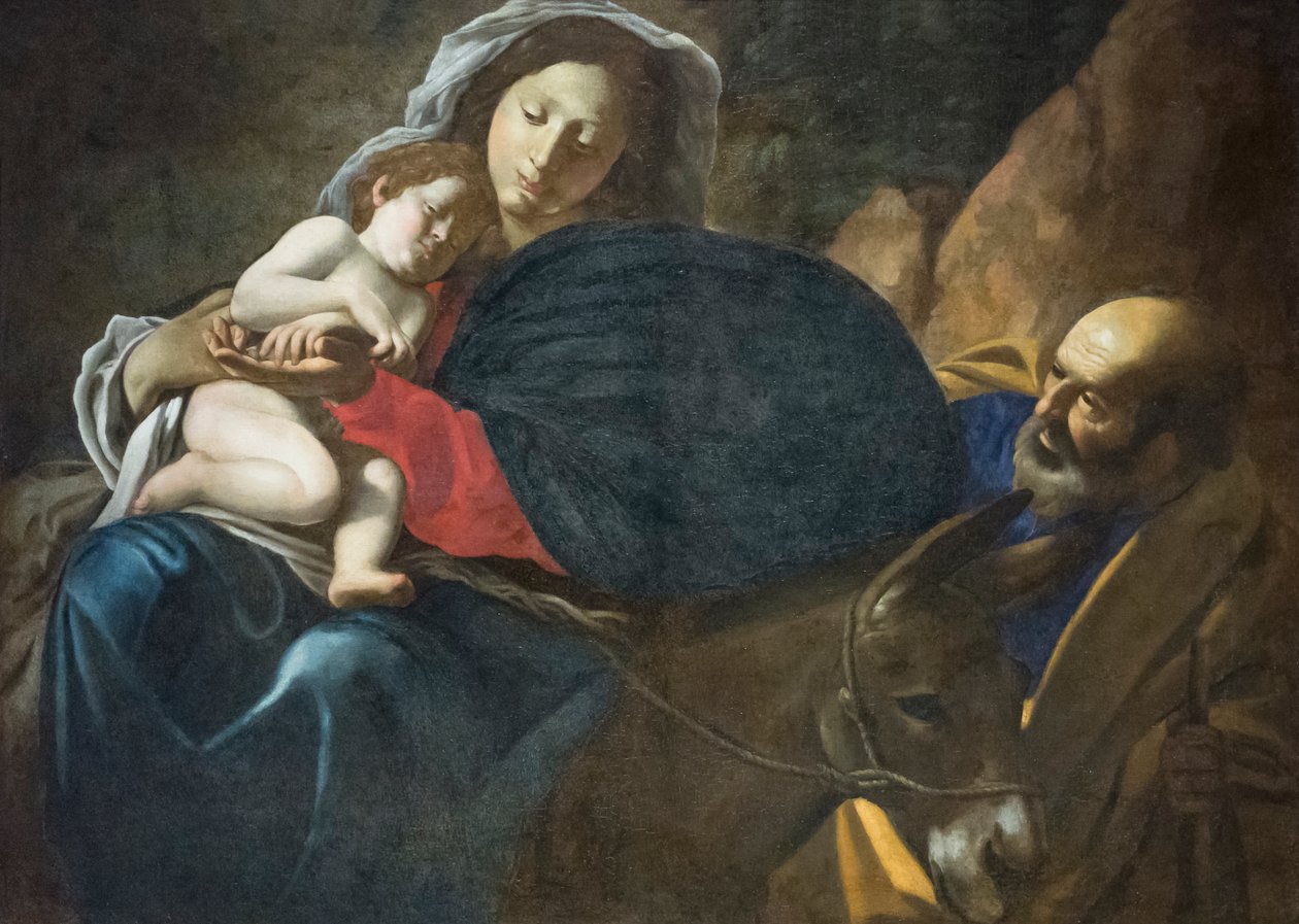 Flucht nach Ägypten von Giovanni Battista Caracciolo