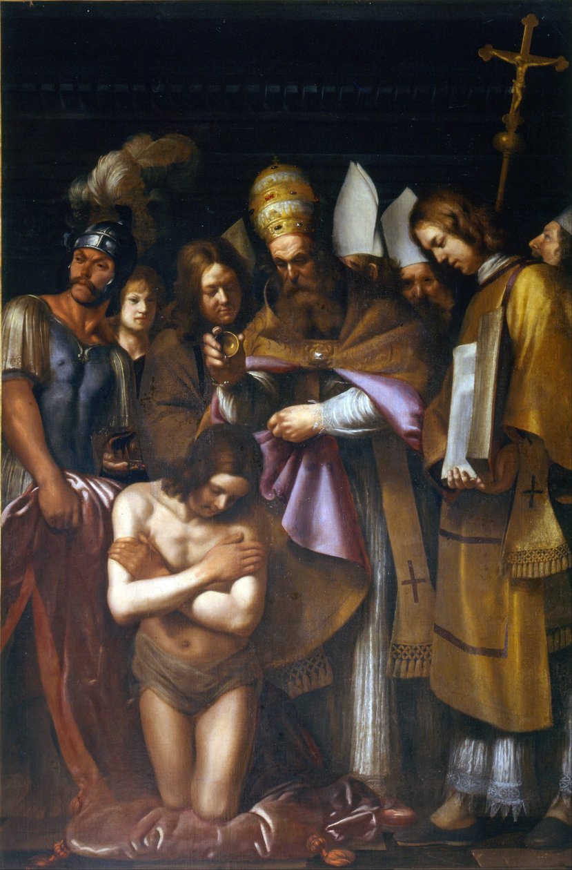 Taufe des Konstantin von Giovanni Antonio Galli