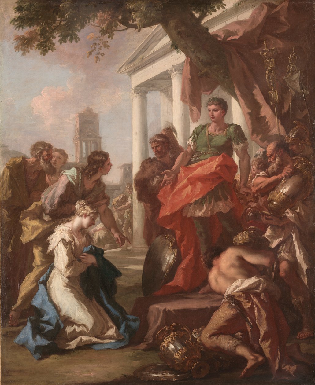 Die Mäßigung des Scipio von Giovanni Antonio Pellegrini