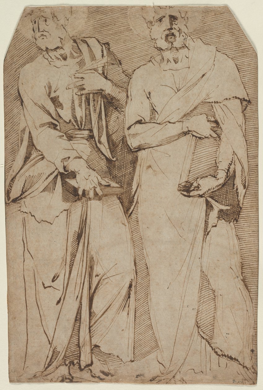 Zwei stehende Heilige, 1563-1572 von Giovanni Bandini