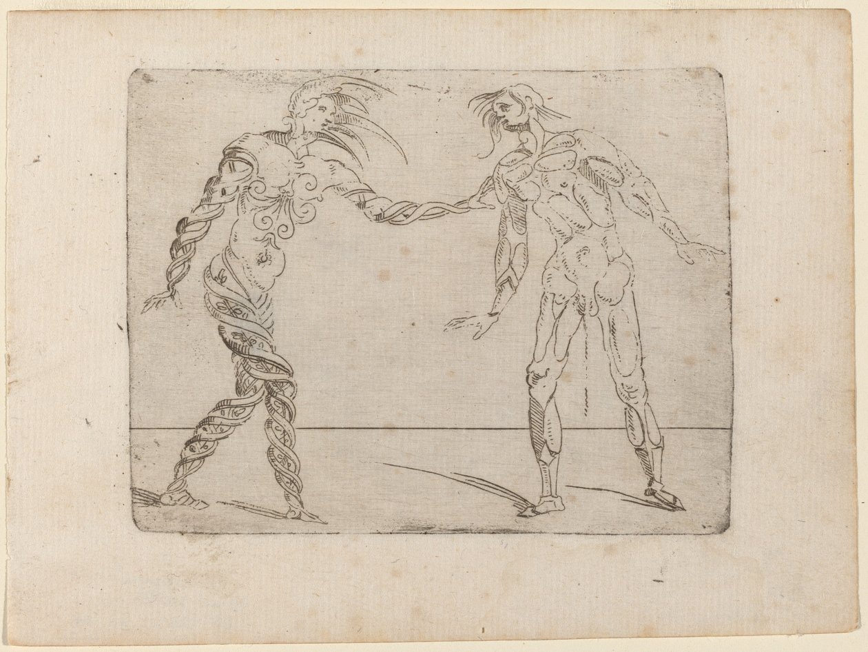 Aus "Bizzarie di varie Figure" von Giovanni Battista Bracelli
