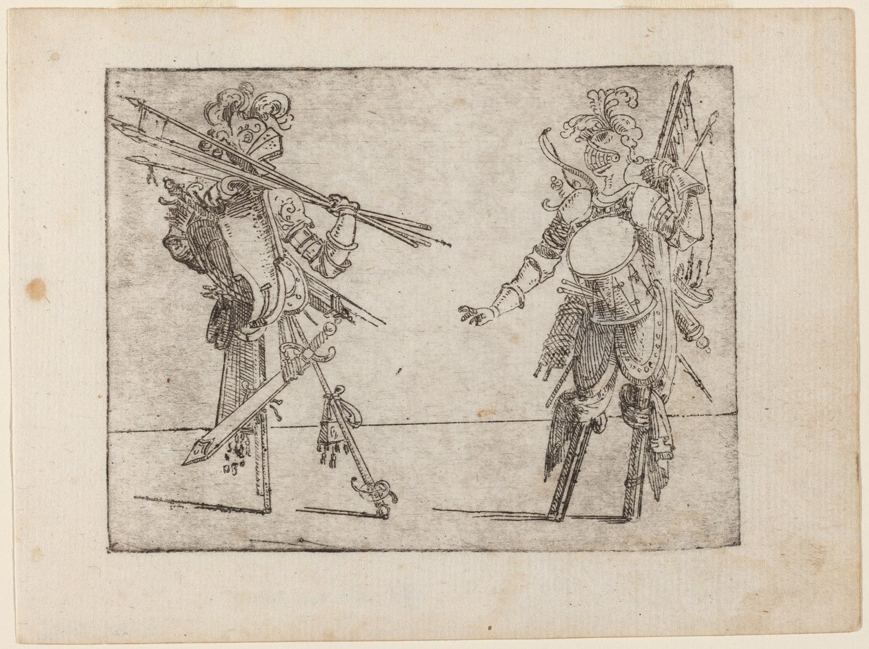 Aus "Bizzarie di varie Figure" von Giovanni Battista Bracelli