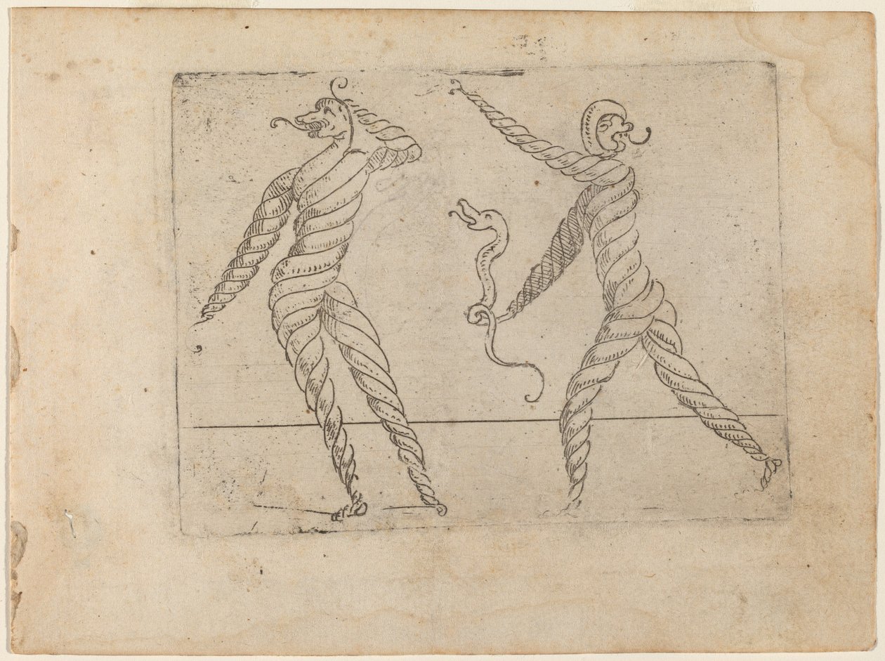 Aus "Bizzarie di varie Figure" von Giovanni Battista Bracelli