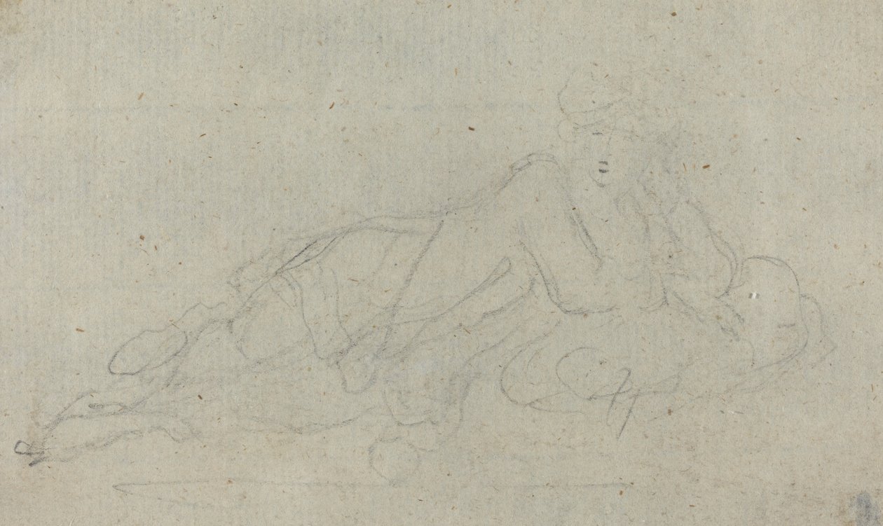 Liegende Frau (verso) von Giovanni Battista Cipriani