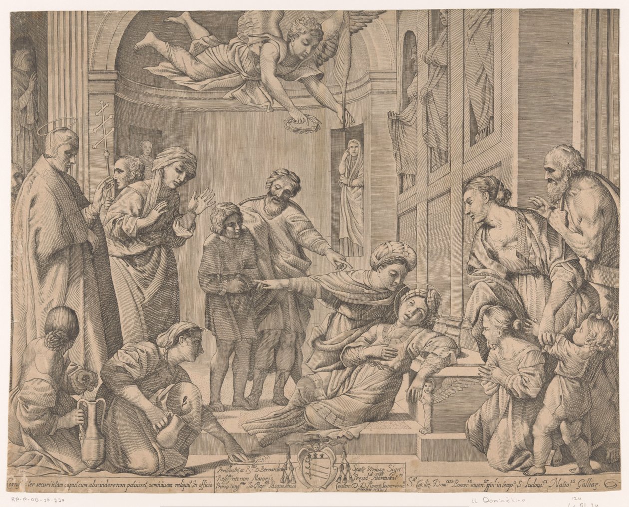 Tod der heiligen Cäcilia von Giovanni Battista Pasqualini