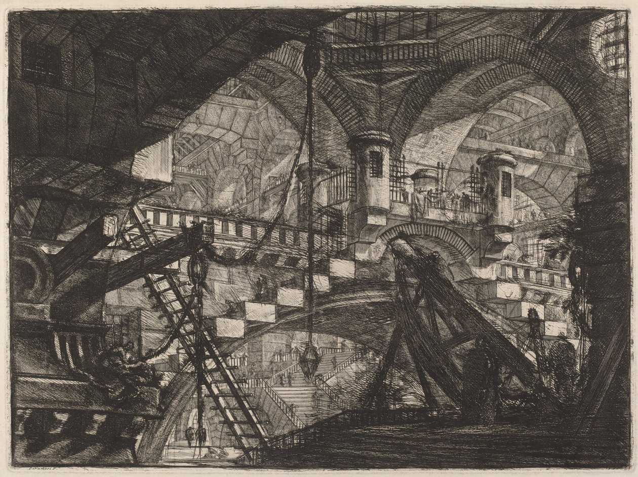 Der Bogen mit einem Muschelornament von Giovanni Battista Piranesi