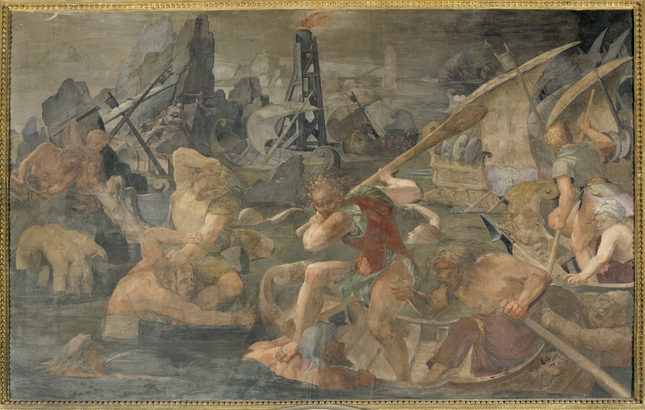 Rache des Nauplius von Giovanni Battista Rosso Fiorentino