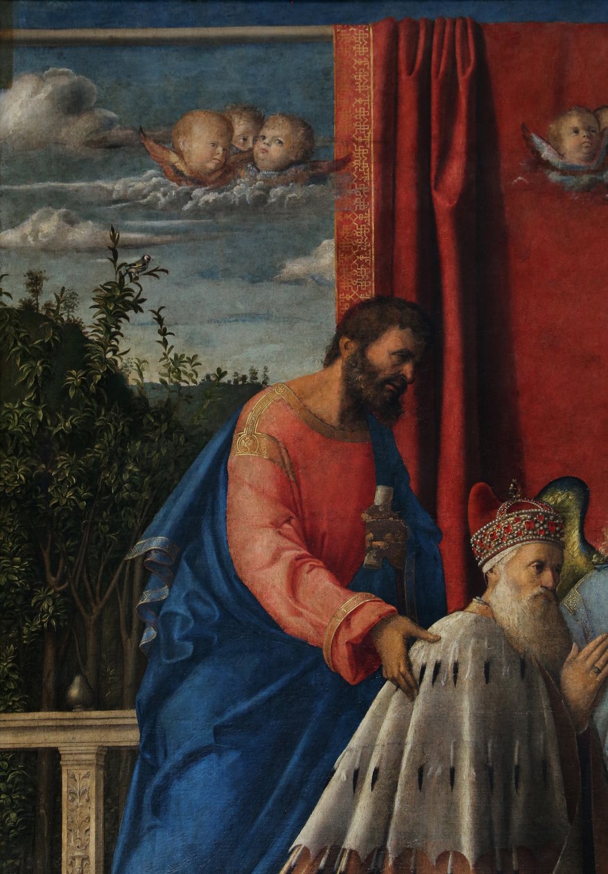 Barbarigo-Altarbild (Detail) von Giovanni Bellini