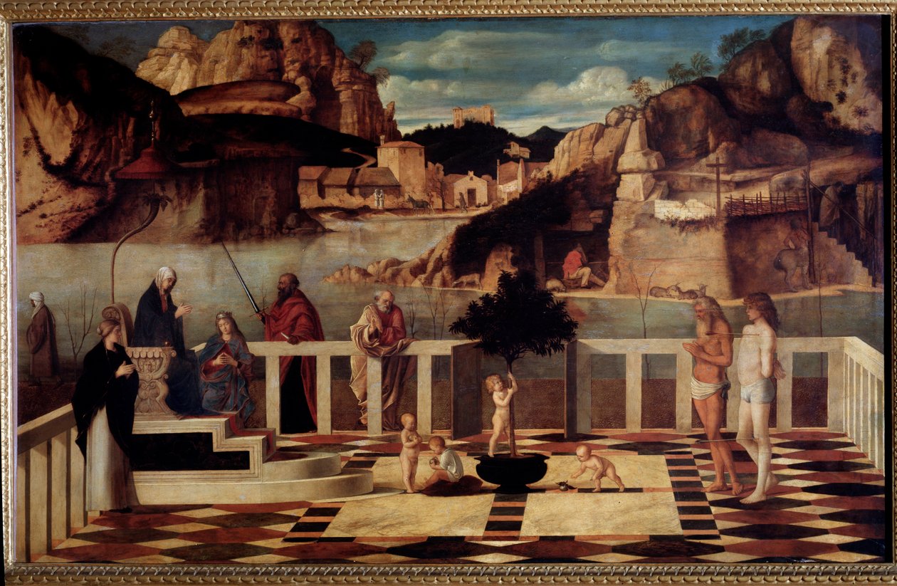 Heilige Allegorie von Giovanni Bellini