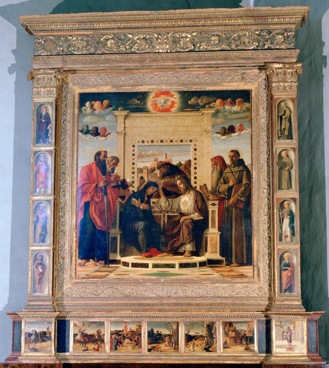 Pala di Pesaro Altarbild, ca. 1474 von Giovanni Bellini