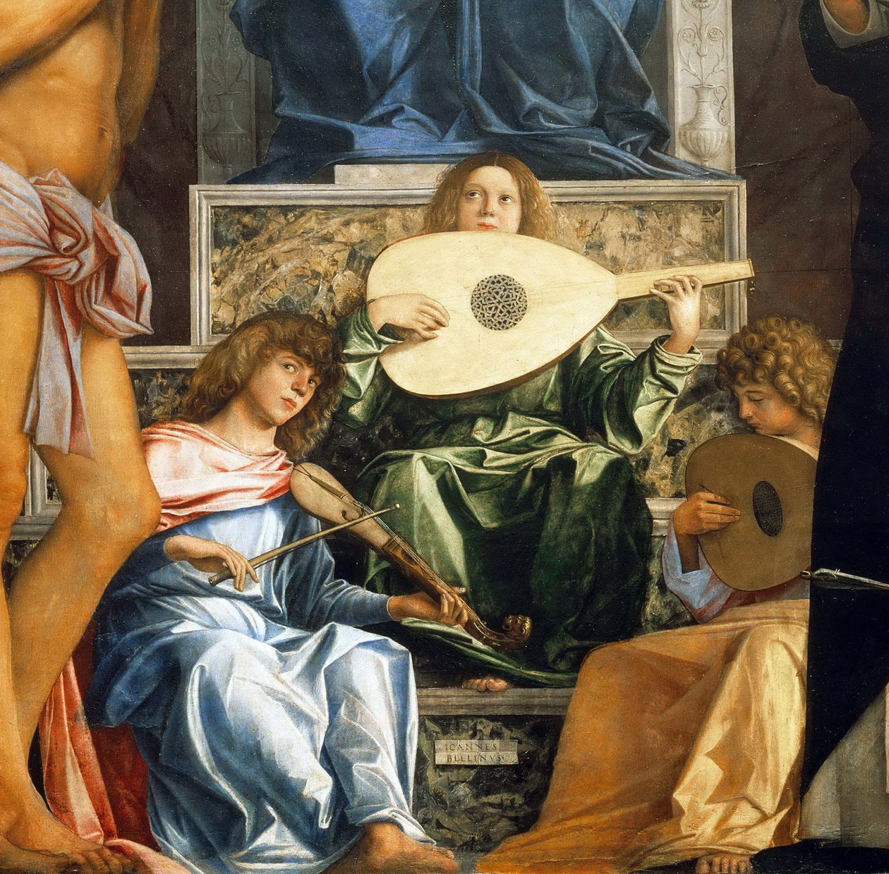 Pala di San Giobbe (Detail), ca. 1487 von Giovanni Bellini
