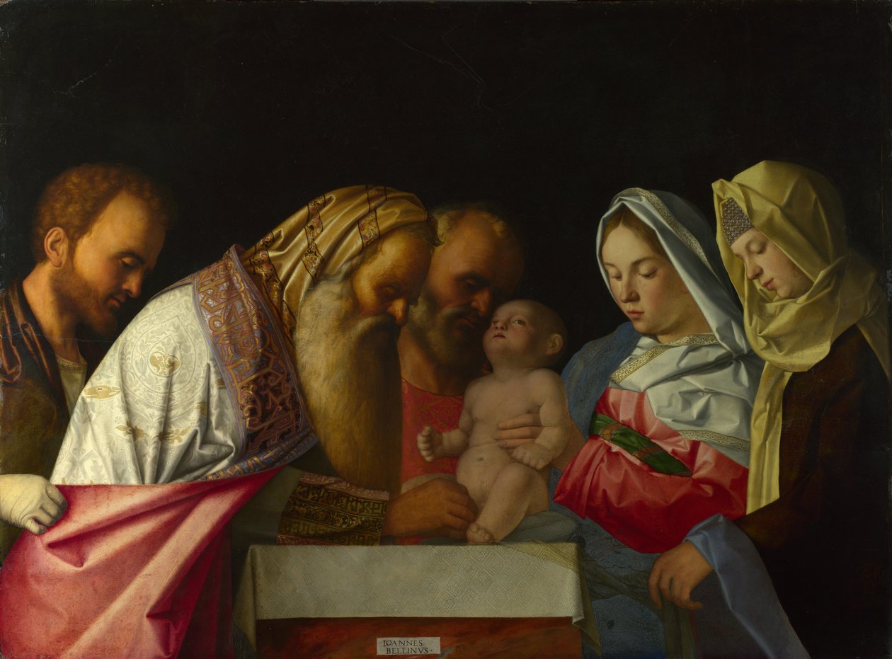 Die Beschneidung, um 1500 von Giovanni Bellini