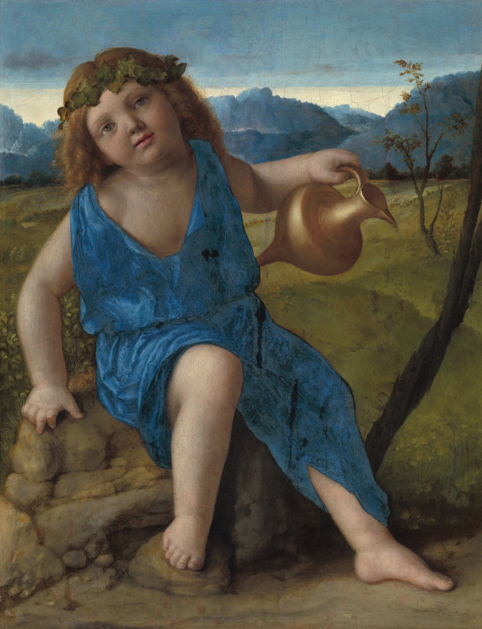 Der junge Bacchus von Giovanni Bellini