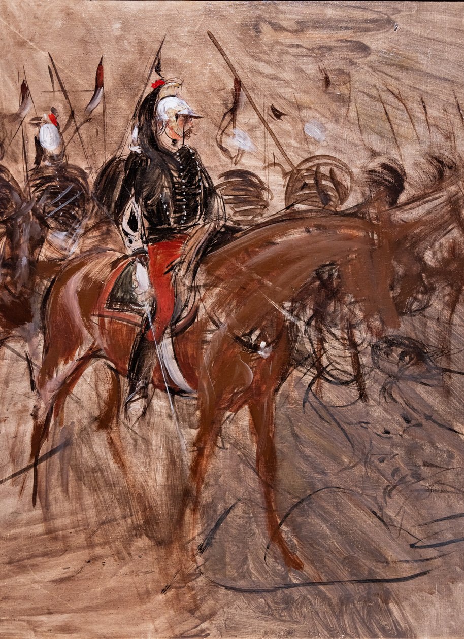 Dragoner zu Pferd von Giovanni Boldini