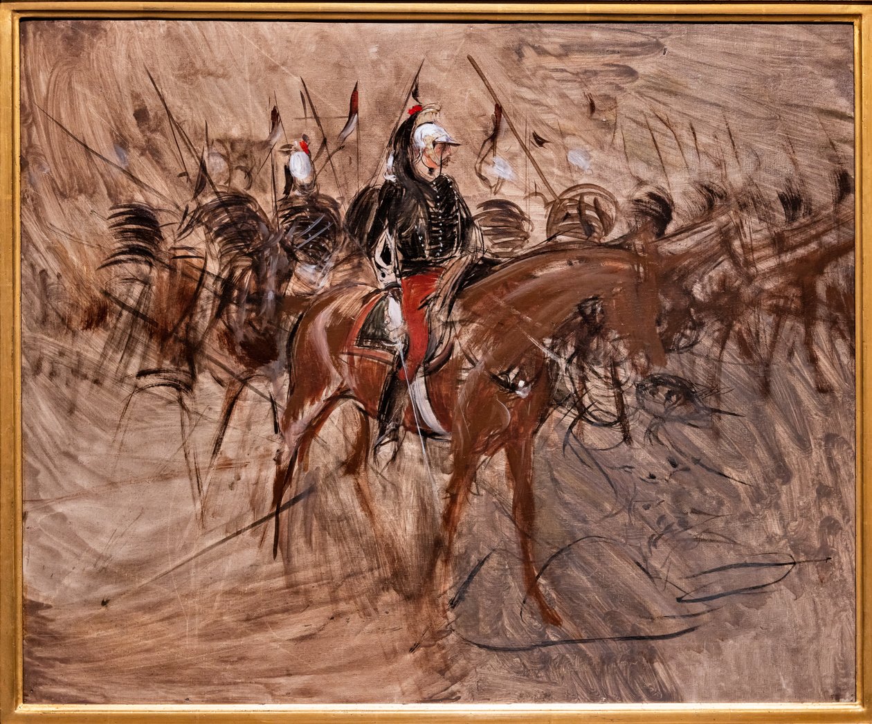 Dragoner zu Pferd von Giovanni Boldini