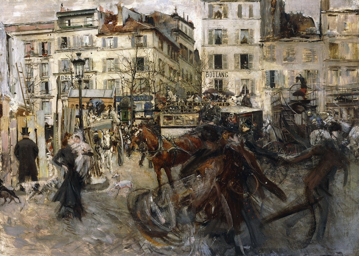 La Place Pigalle von Giovanni Boldini