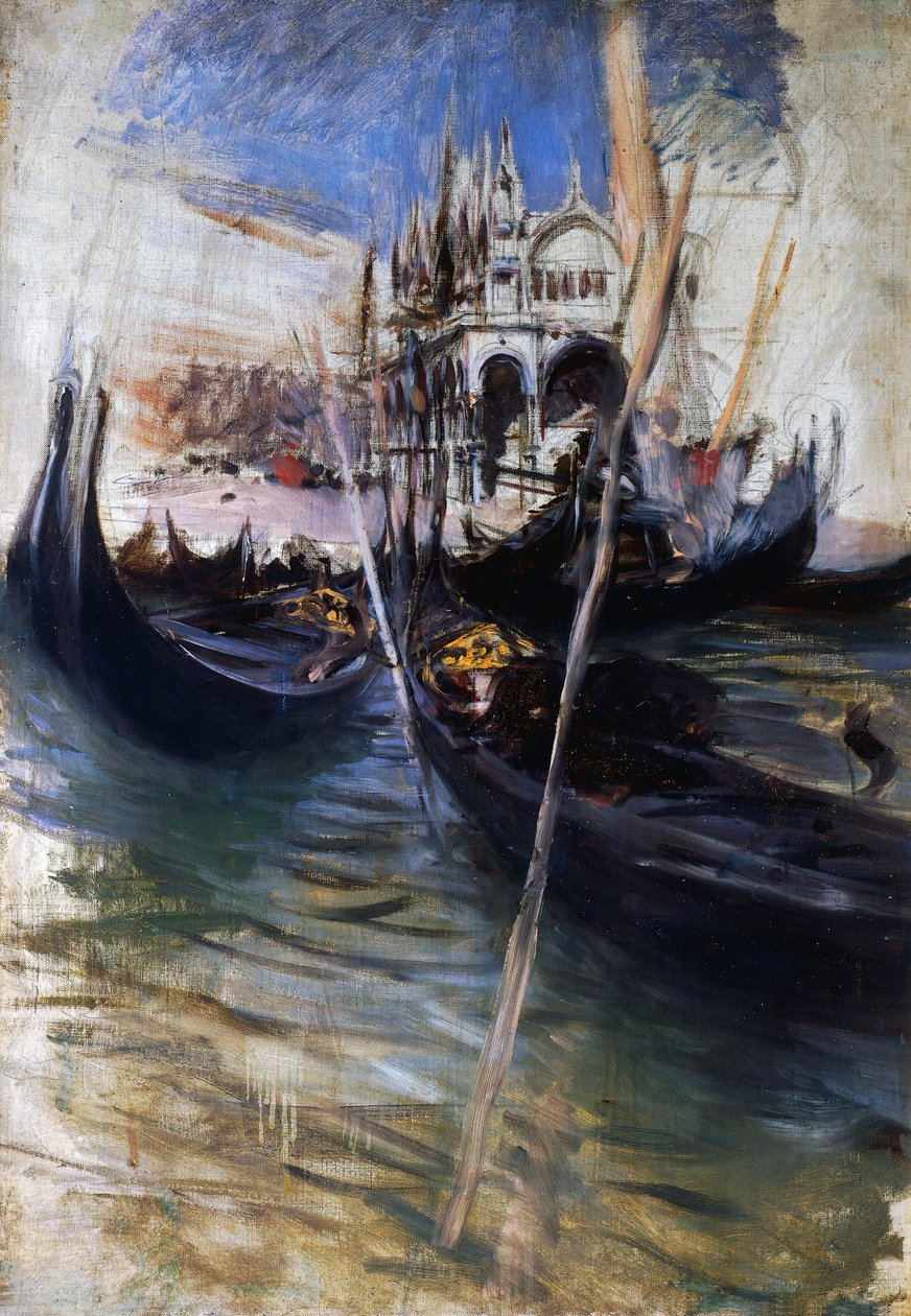 Pier und San Marco in Venedig von Giovanni Boldini