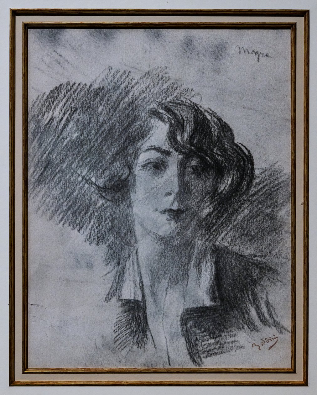 Porträt einer Dame von Giovanni Boldini